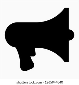 Glyph advertising pixel perfect vector icon