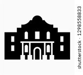 Glyph The Alamo vector icon