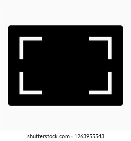 Glyph aspect pixel perfect vector icon
