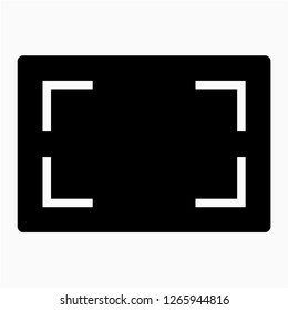 Glyph aspect pixel perfect vector icon