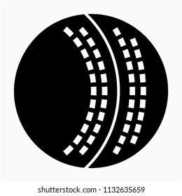 Glyph beautiful Baseball ball vector icon