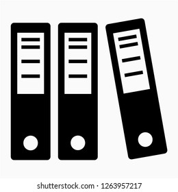 Glyph binder pixel perfect vector icon