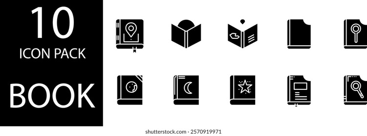 Glyph book icon reflects science.