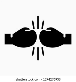 Glyph boxing pixel perfect vector icon