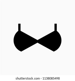 Glyph bra pixel perfect vector icon