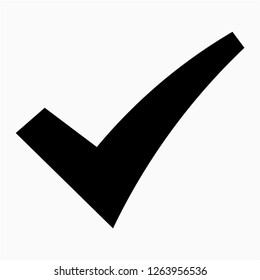 Glyph Check mark pixel perfect vector icon