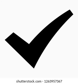 Glyph Check mark pixel perfect vector icon