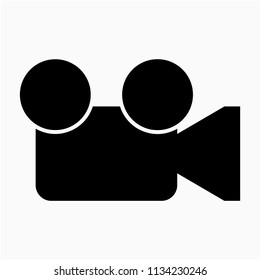 Glyph Cinema pixel perfect vector icon