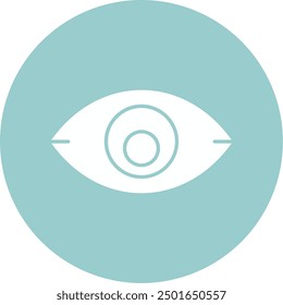 Glyph Circle Vector Icon Design
