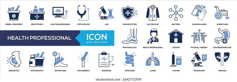 Glyph Color - Health Professional Icon Collection