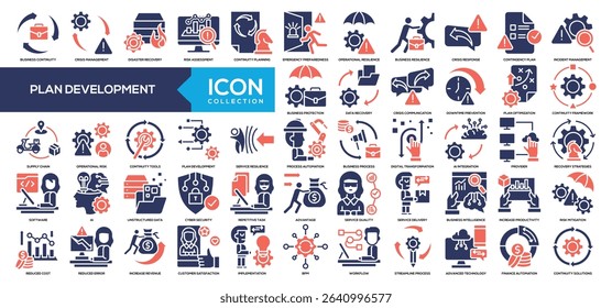 Glyph Color - Plan Development Icon Collection