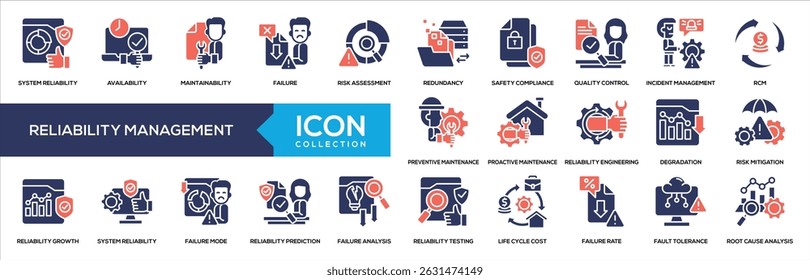 Glyph Color - Reliability Management Icon Collection