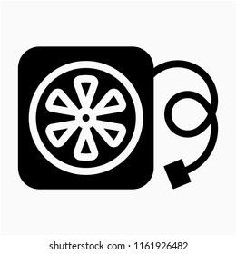 Glyph cooler pixel perfect vector icon