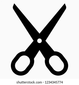 Glyph Cut vector icon