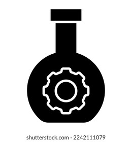 Un icono de diseño de glifos en la administración de laboratorios 
