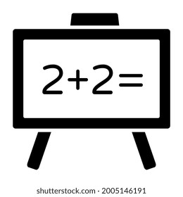 Ein brillantes Design, Symbol der Mathematik-Vorlesung