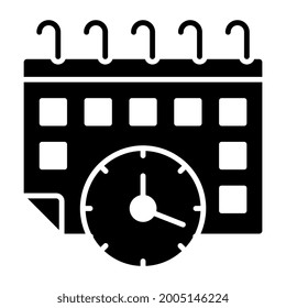 Ein glyph-Design, Symbol der Zeittabelle