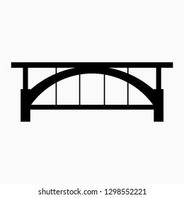 Icono vectorial del puente Glifo Dom Luis