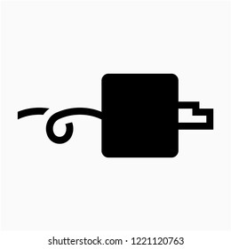 Glyph encoder pixel perfect vector icon