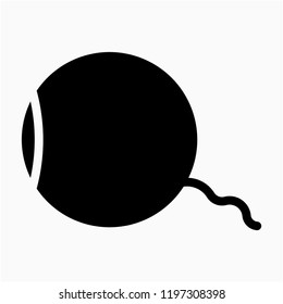 Glyph eye pixel perfect vector icon