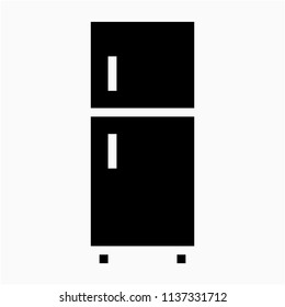 Glyph fridge pixel perfect vector icon