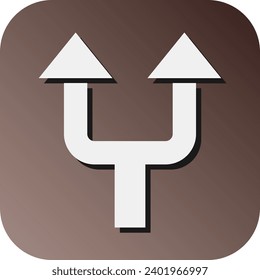 Glyph Gradient Background Icons Design