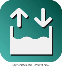 Diseño de iconos de fondo de degradado de glifo