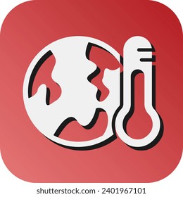 Glyph Gradient Background Icons Design