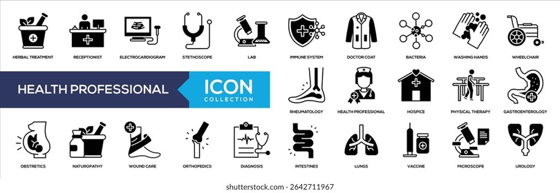 Glyph - Health Professional Icon Collection