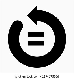 Glyph History pixel perfect vector icon