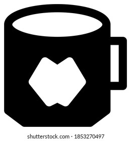 Icono de glifo de la Copa, adecuado para una parte de la casa o conjunto de iconos de la casa