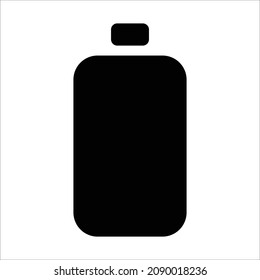 glyph icon design vector battery