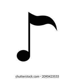 diseño de icono de glifo música vectorial