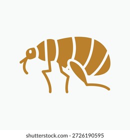 Glifo Icono de una pulga
