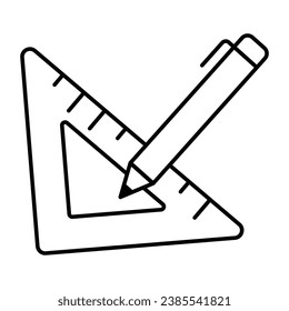 glyph icon of geometry tools 