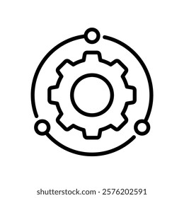 glyph icon, line vector isolated on white background. trendy and modern design