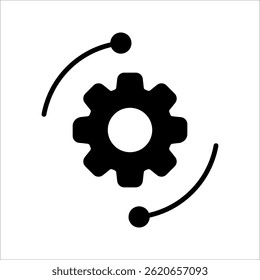 glyph icon, line vector isolated on white background. trendy and modern design