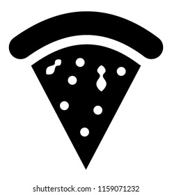 
Glyph icon pizza slice
