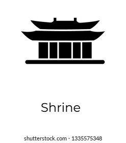 Glyph icon of  shrine