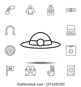 Glyph icon. Simple thin line, outline vector element of Saint Patricks Day icons set for UI and UX, website or mobile application