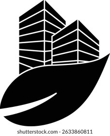 Glyph icon vector celebrating Environment Day, featuring eco-friendly elements like trees, leaves, and sustainable icons. Perfect for awareness campaigns, green initiatives, and environmental designs