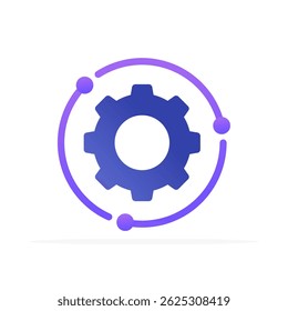Iconos de glifos, Vectores planos de colores. Diseño moderno y minimalista.