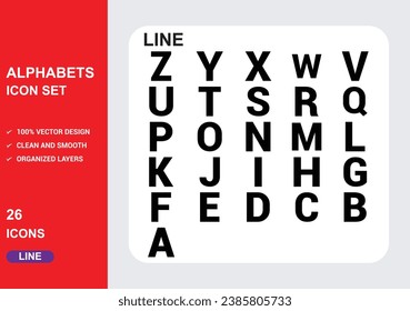 Glyph Icons with White Background Free Vector