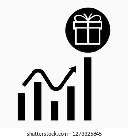 Glyph incentive pixel perfect vector icon