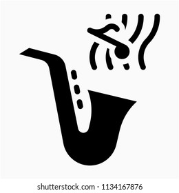 Glyph instrumentalist pixel perfect vector icon