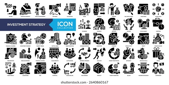 Glyph - Investment Strategy Icon Collection