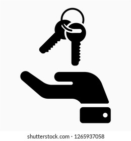Glyph lease pixel perfect vector icon