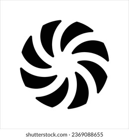 ilustración de material de icono de carga de glifos 