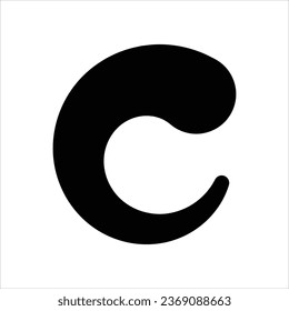 ilustración de material de icono de carga de glifos 