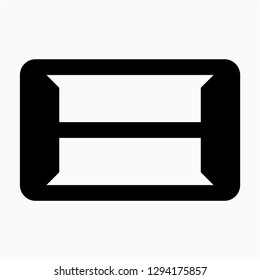Glyph mail pixel perfect vector icon